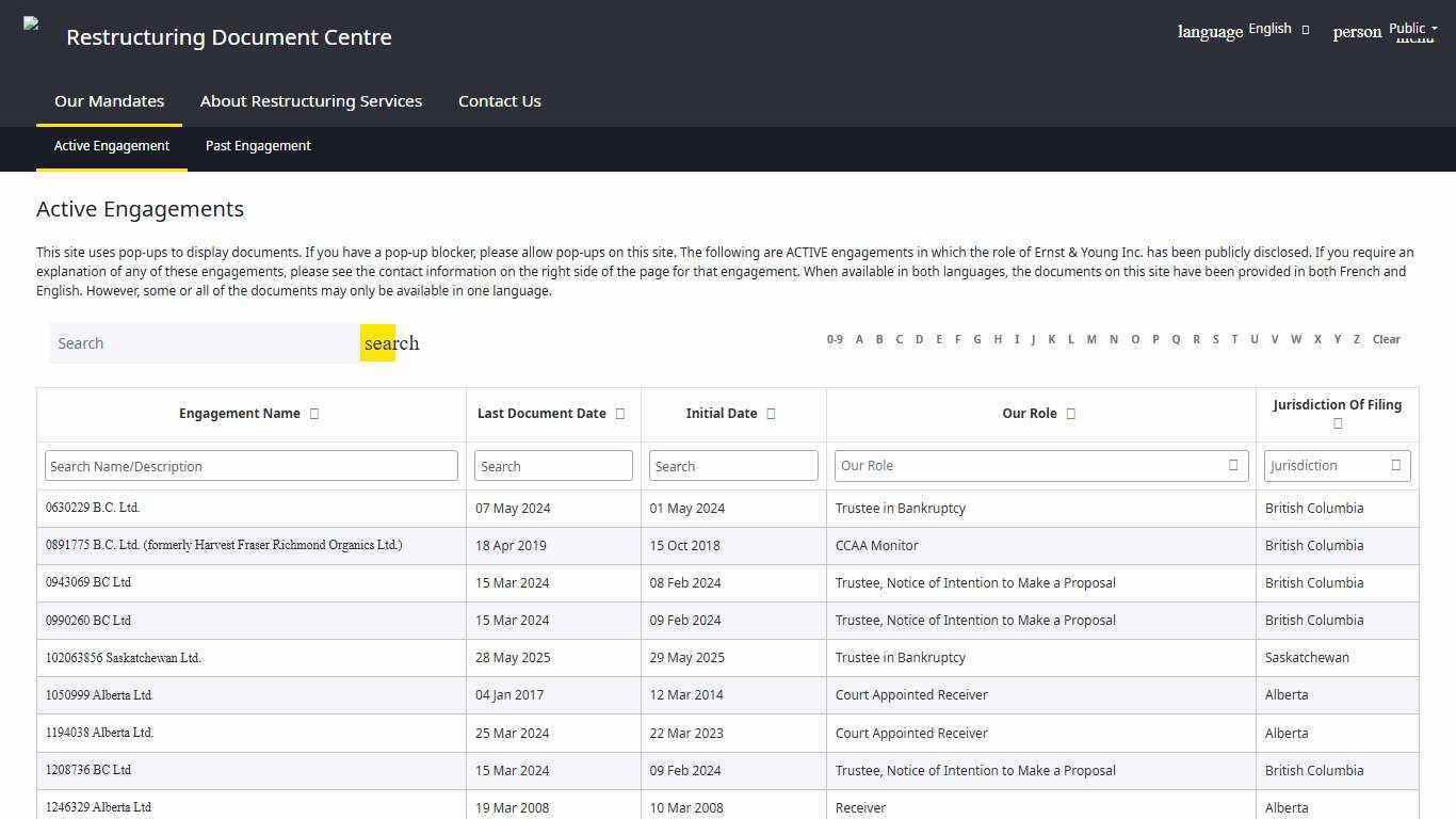 Restructuring Document Centre 2.0
